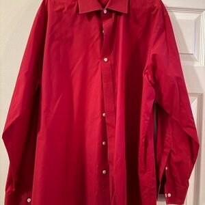 Croft & Barrow Bold Red Dress Shirt